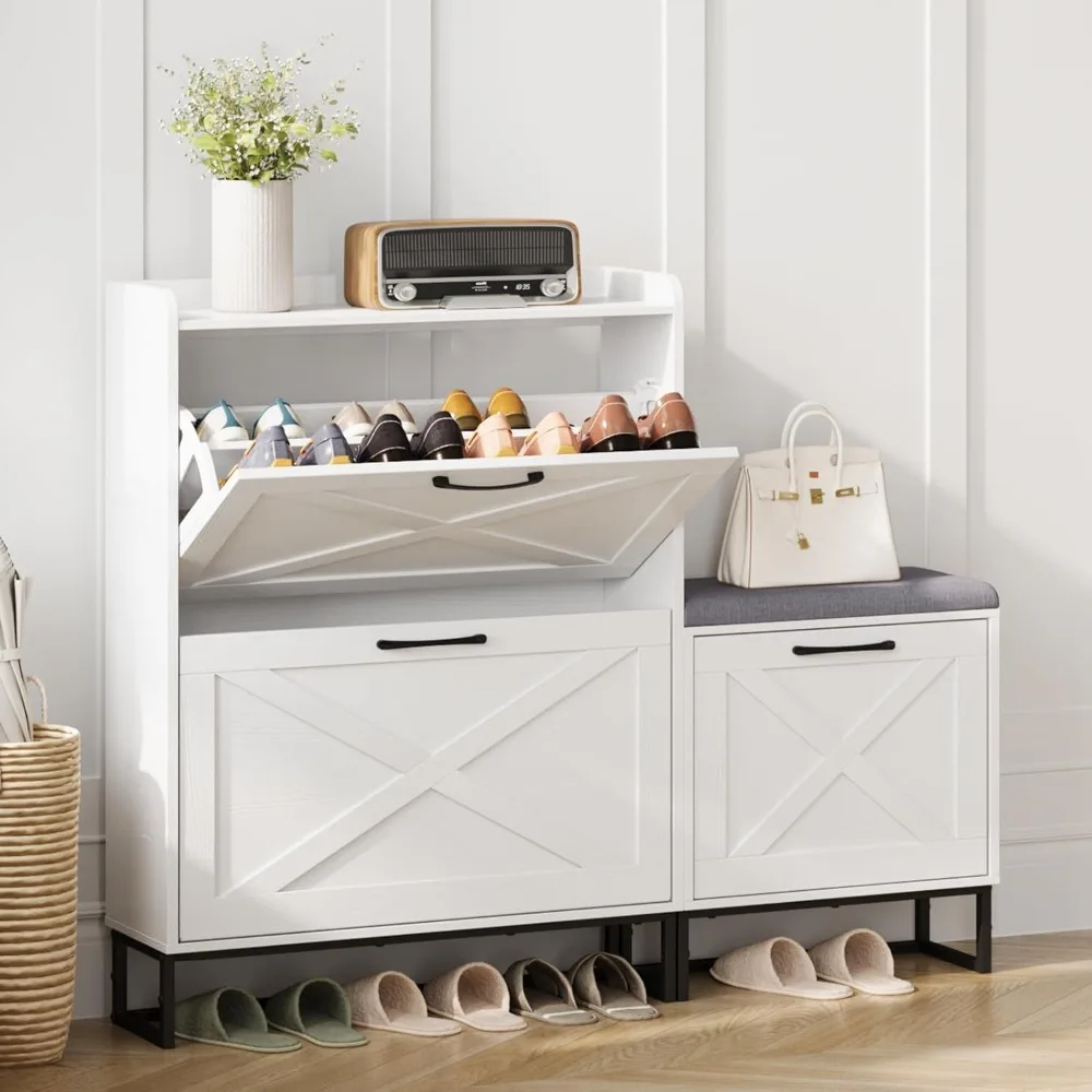 Shoe Cabinet With B…