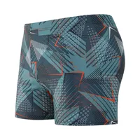 Loose Men's Swimming Trunks Quick Dry Flat Angle Swimwear Set Beach Pants Hot Spring Swimming Equipment Male Model