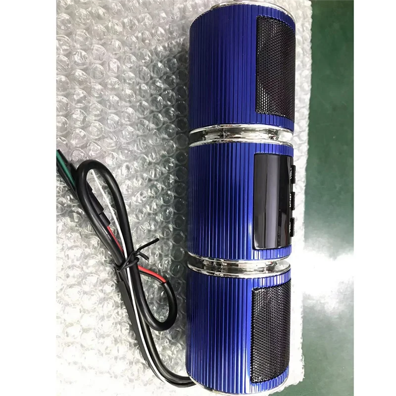 

Motorcycle MP3 Audio Speaker Water Motorbike Stereo FM Radio AUX USB TF Card Bluetooth MP3 Motorcycles Speaker