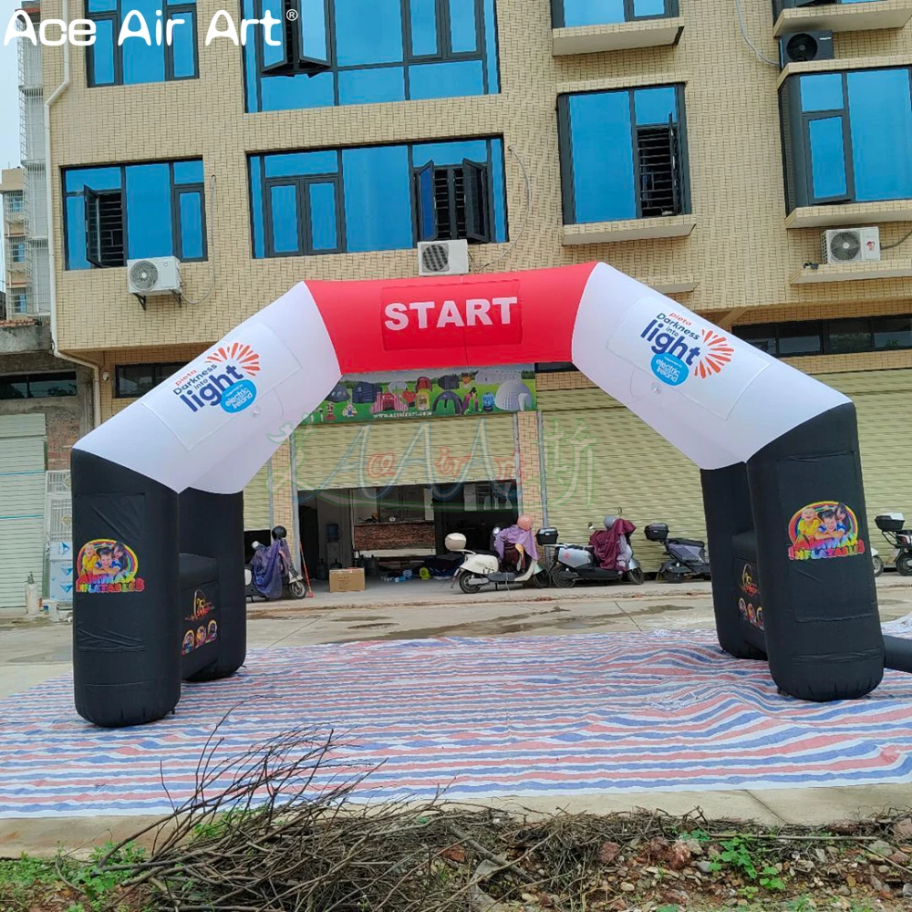 

Custom Inflatable START FINISH Line Arch, The Official Gateway to Marathons, Charity Runs and Community Races