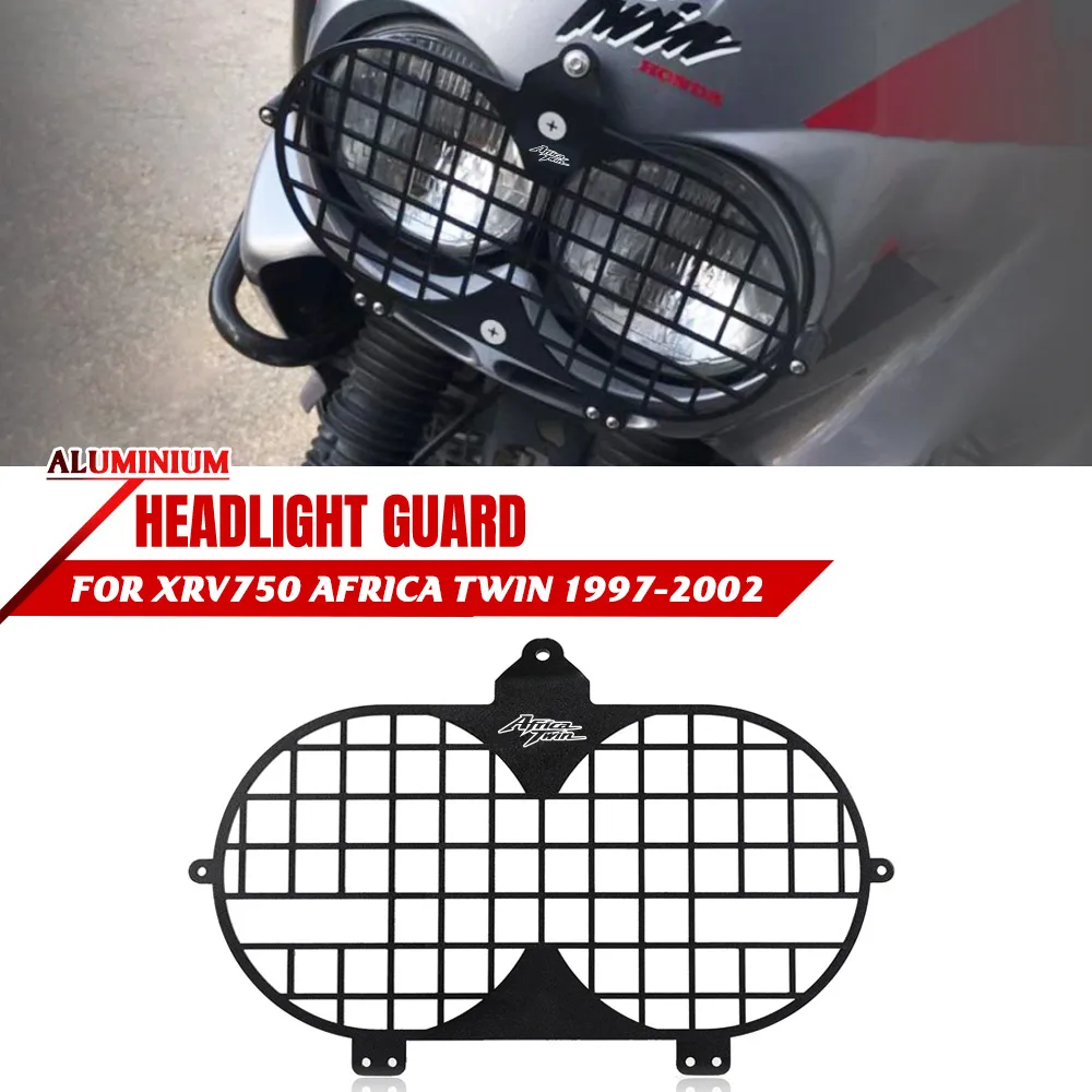 

For Honda XRV750 Africa Twin 1997-1998-1999-2000-2001-2002 Headlight Protector Head Lights Grille Protection Guard Cover XRV 750