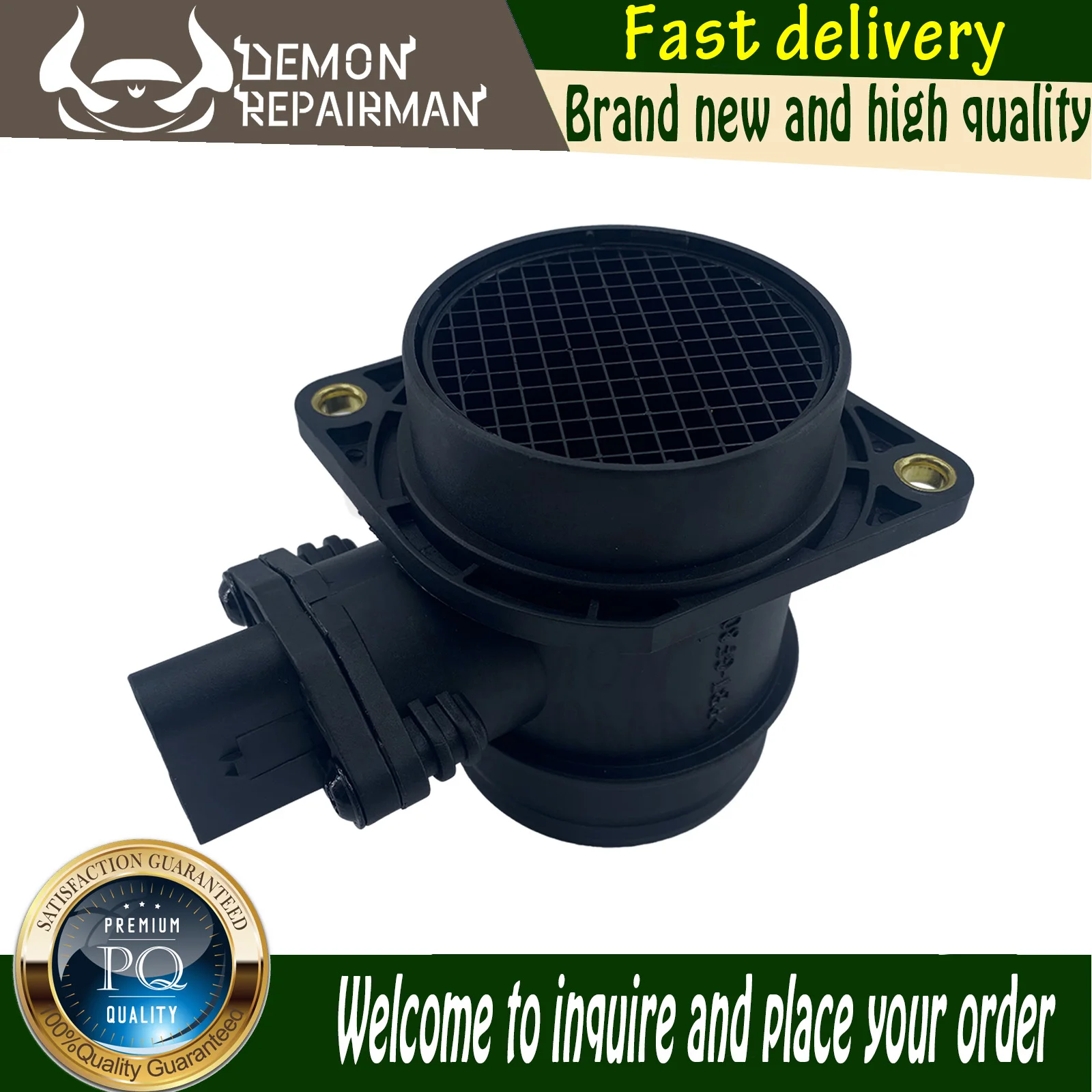 0280218002 06A 906 461 A NEW Mass Air Flow MAF Sensor Compatible with AUDI A3 SEAT LEON TOLEDO VW Beetle 1.8L Golf Jetta 2L