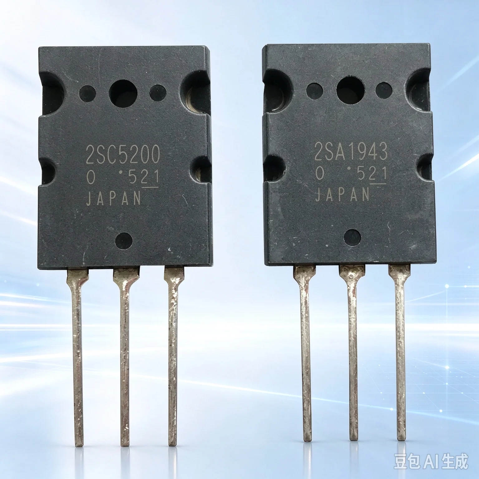 5 Pairs Price Transistor for Audio, 2SA1943/2SC5200 Amplifiers Matched Pair