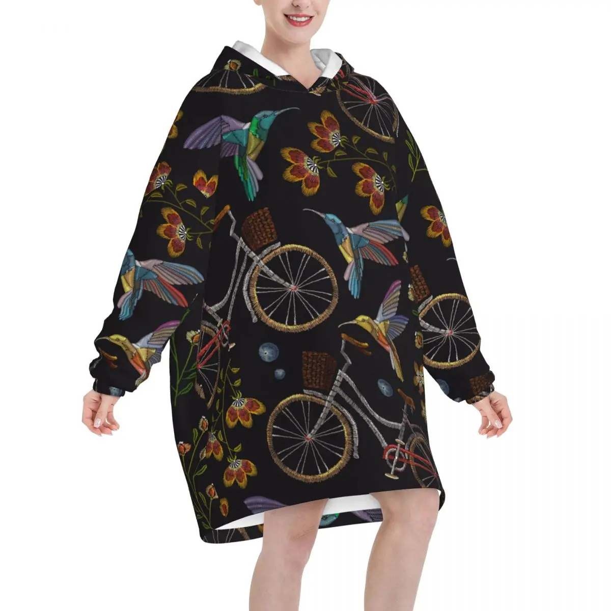 776392147 Wearable Blanket Hoodie Oversized Hooded Blankets for Women Soft Warm Cozy Flannel Fleece Pullover Sweatshirt