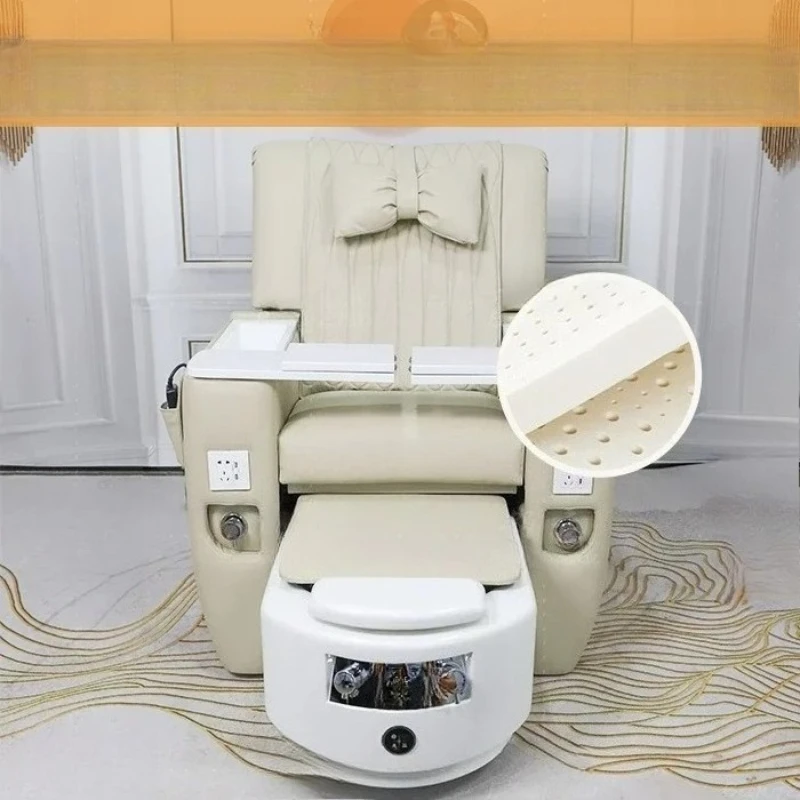 

All-in-One Professional Massage & Beauty Chair: Reclining Bed for Foot Relaxation, Full-Body Massage, and Precision Eyelash