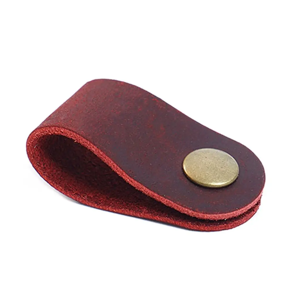 Charger Cable Protector Leather Cable Winder Mini Cord Organizer Cable Management Earphone Cord Winder Data Line