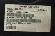 

20 шт. MA3J143AGL+ MA3J143 Совершенно новый и оригинальный чип IC