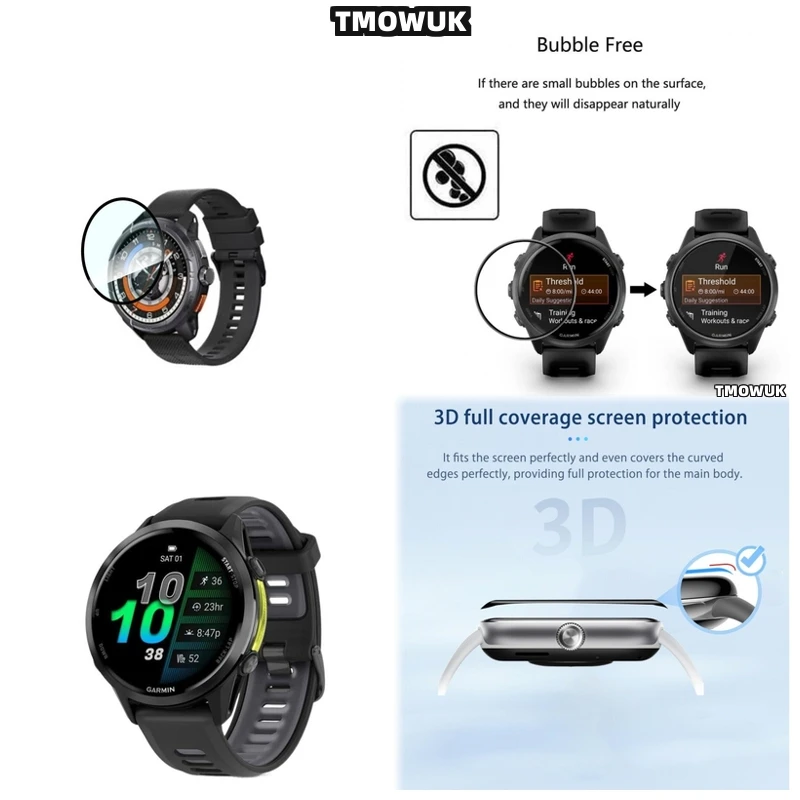 

For Haylou Solar Ultra Smudge Resistant HD Protector - Soft TPU Film With Edge-to-Edge Coverage