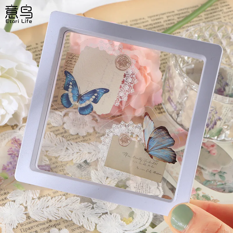 30pcs Secret Garden Series Decorative Sticker Scrapbooking diy Label Diary Stationery Album Journal flower Stick