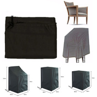 Stacked Chair Dust Cover Outdoor Garden Patio Furniture Protector Cover Waterproof Dustproof Chair Cover Rain Cover Chair Sofa