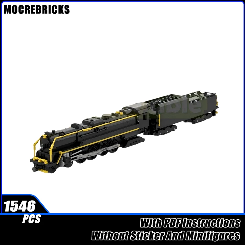 

MOC Pennsylvania Railway T-1Freight Train Steam Iocomotive Building Blocks Model Bricks Boy Toys Xmas Gift