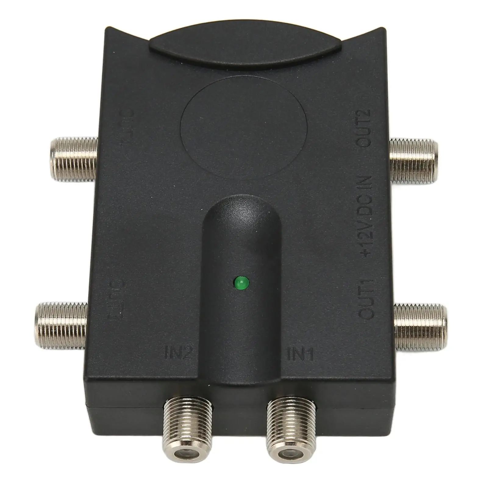 TV Amplifier 2 in 4 Out Signal Booster for Antenna TV   F Connectors