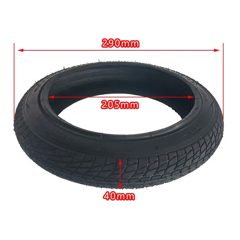 12 Inch 12 1/2 x 1.75 x 2 1/4 (47-203) Inner and Outer Tire for Children\'s Bike with Small Square Pattern