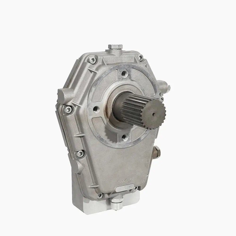KM71024 PTO Speed‑Up Multiplier Gearbox, Aluminum Housing Gear Reducer For Forestry Logging Machinery