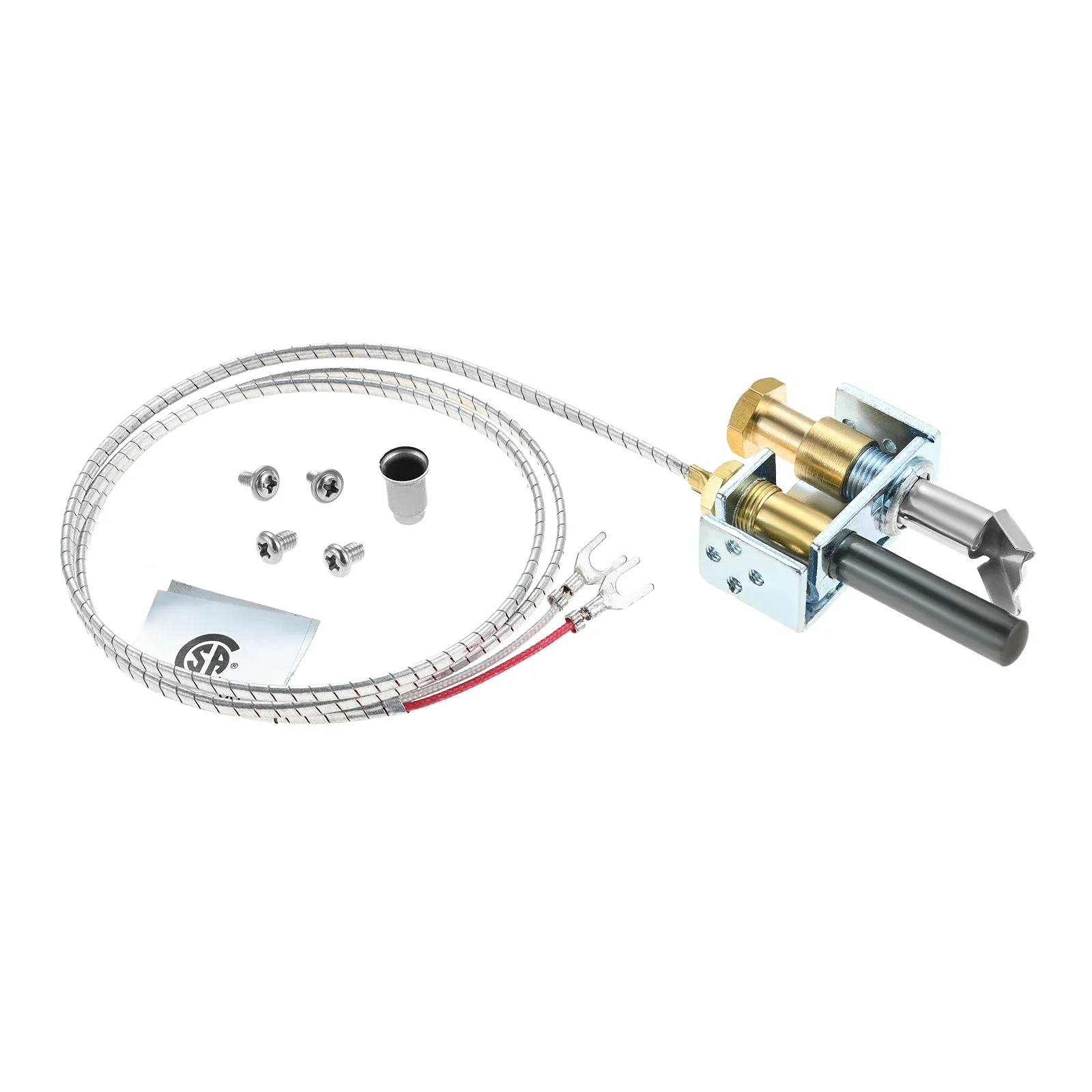 1820-009 Replacement LP/NG Furnace Pilot Unit kit 32In Pipe 750mv 90° Right Hand Flame for PG9A42 JTL020 PG9A01 PG9A19 PG9A25