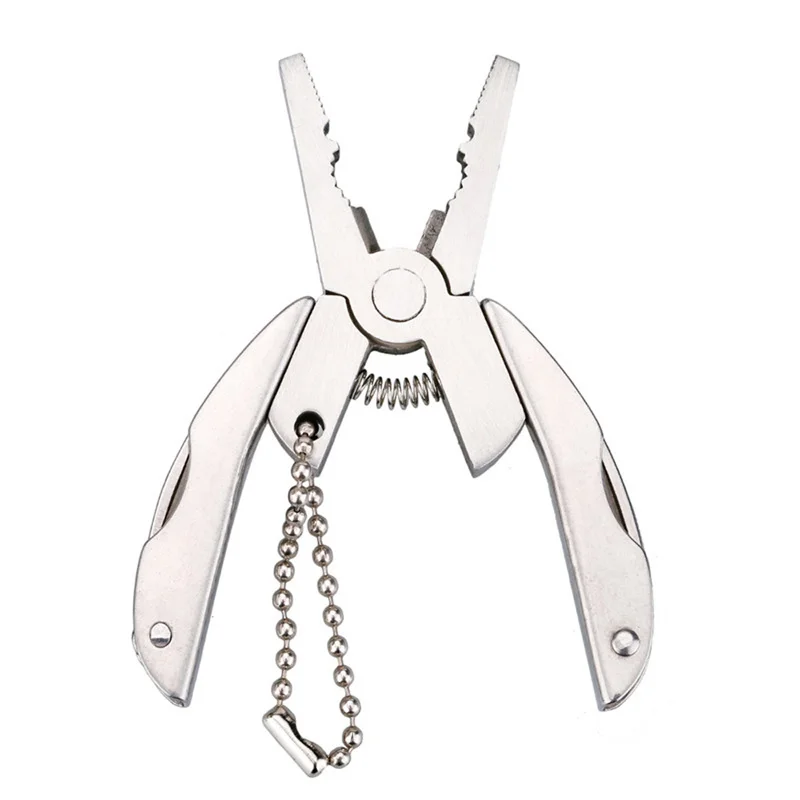 Szczypce do pęku kluczy-kieszeń zaciskowa-Multitools-nóż do wędrówek-narzędzia składane muilti-functional Mini