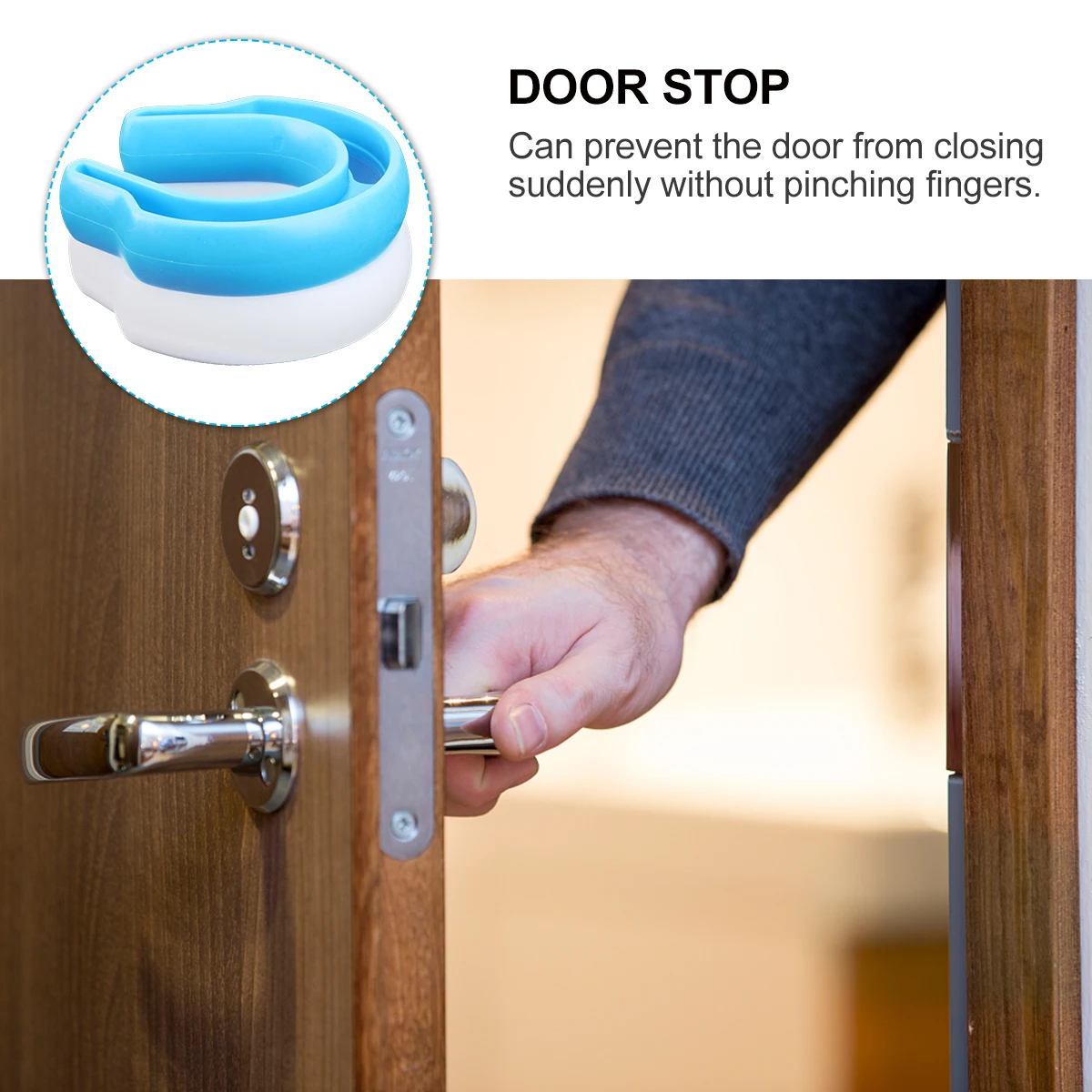 

8pcs Safety Door Clip Baby Lock Finger Protector Household Pinch Guard Abs Latch Child Prevent Closing Protect Hands Durability