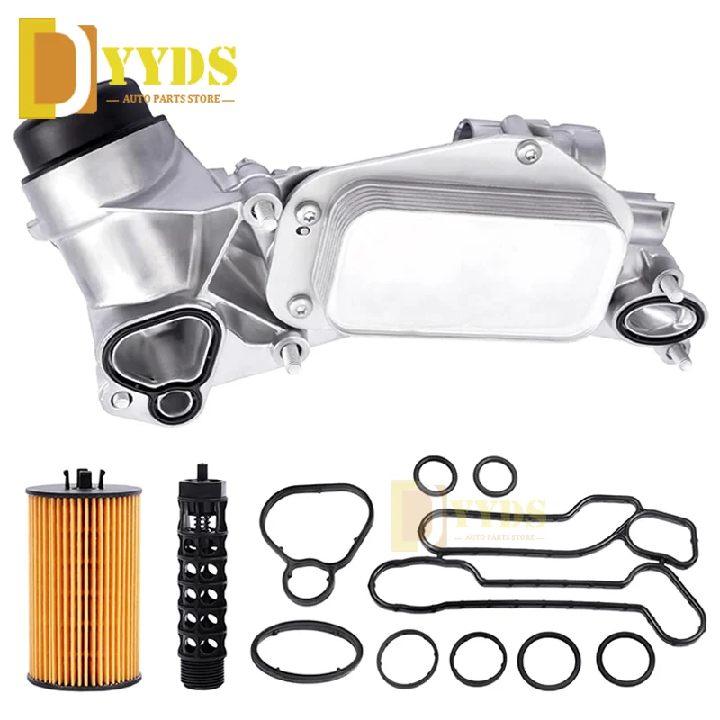 

25199751 Aluminum Engine Oil Cooler Filter Housing Assembly Adapter For 2008-2019 Cruze Malibu Aveo Cascada G3 Astra 1.6L 1.8L