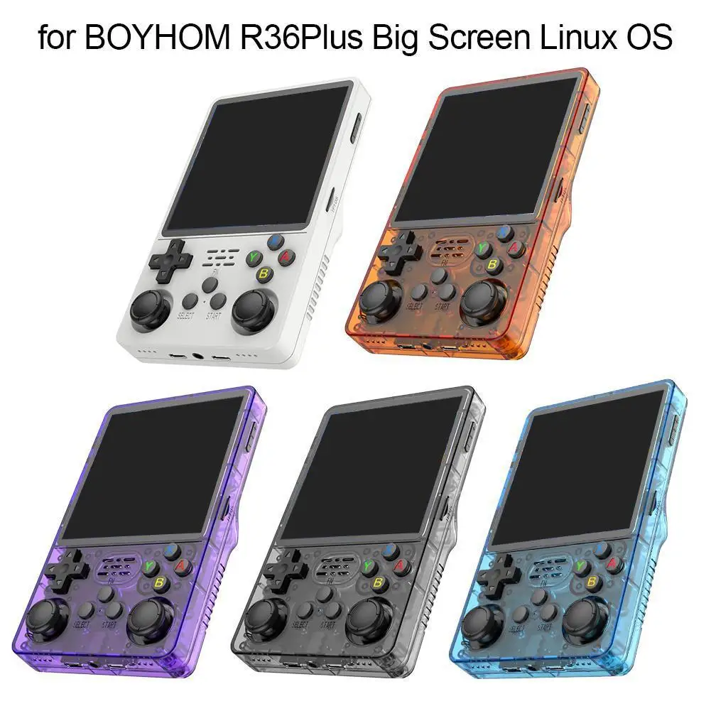 

For R36plus Big Screen Linux Os Retro Game Console Plus 4.0inch Ips Screen Wifi For 10+ Emulator Pocket Video E2m2