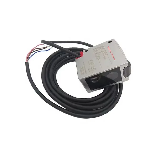 NewWhite LED Photoelectric Sensor 300mm 500mm Color Sensor with White Light Spot Mark Eye Mark Sensor