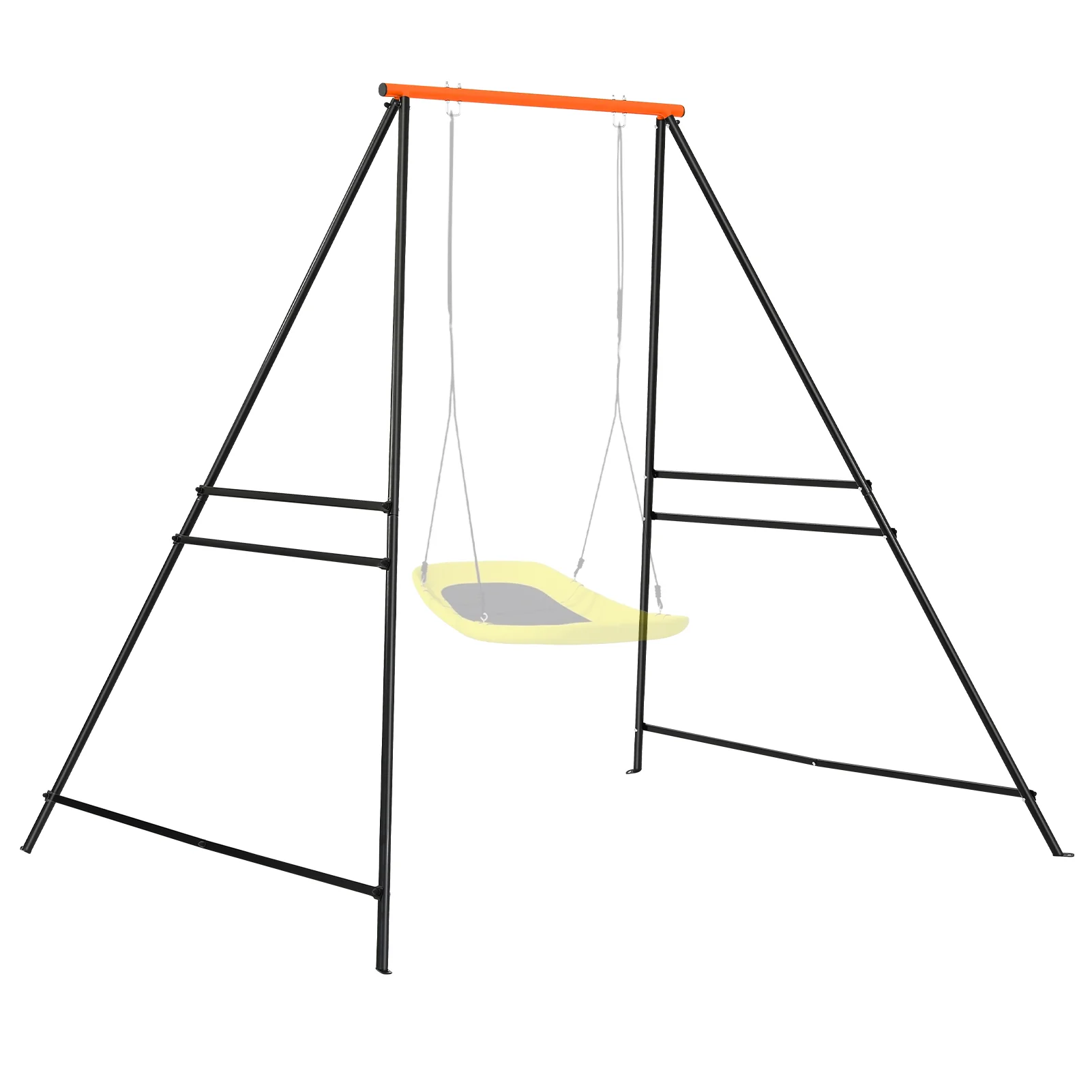 Porch Swing Frame, 550lbs Weight Capacity Swing Stand, Heavy Duty A-Frame Swing, Swing Stand Frame Porch Swing, Seat not includ