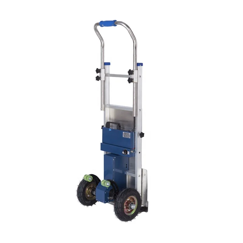 

Electric Stair Climbing Hand Trolley – Heavy Foldable Powered Cart for Cargo Transport