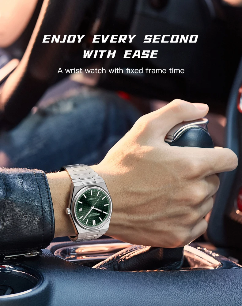 Neue Heiße Verkauf Specht & Söhne Automatische Uhr Für Männer Japan 8215 Movt Mechanische Armbanduhr Rose Gold Leucht 50 M wasserdicht – Detail 5