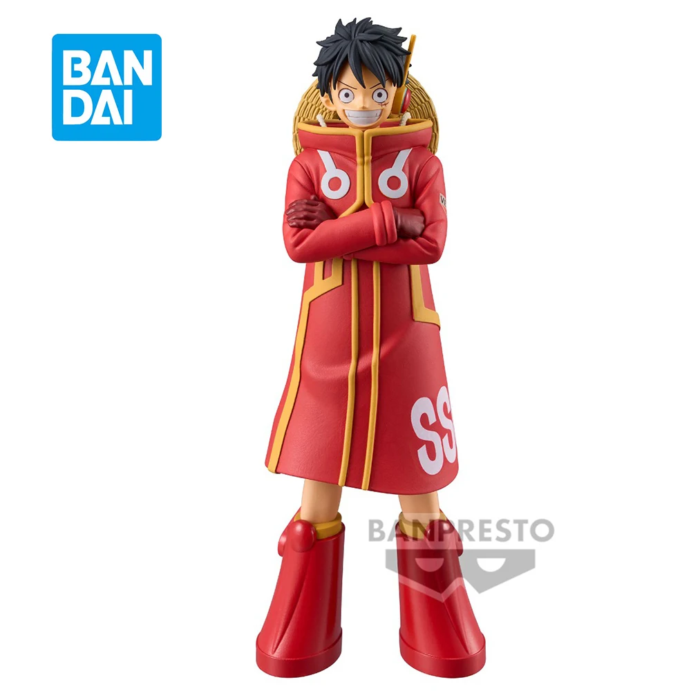 

IN Stock Original Banpresto One Piece DXF Figure The Grandline Series Egghead Monkey D. Luffy 16Cm Anime Model Collectible Toys