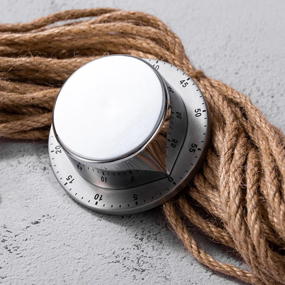 

Stainless Steel Mechanical Kitchen Baking Timer Manual Time Reminder Egg Timer For Baking Cooking Frying Cookies Pancakes Cakes