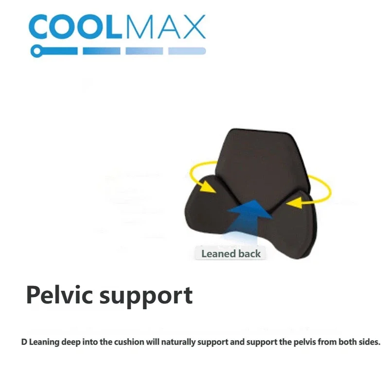 For Tesla Model YL/3/Y Dual Support Structure Design 3.0 Original Inner Core + Flowing Gel Lumbar Cushion for Car Use