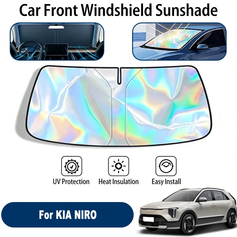 

Car Windshield Sun Shade UV Reflective Sun Visor Protection Cover For Kia Niro DE SG2 2016-2026