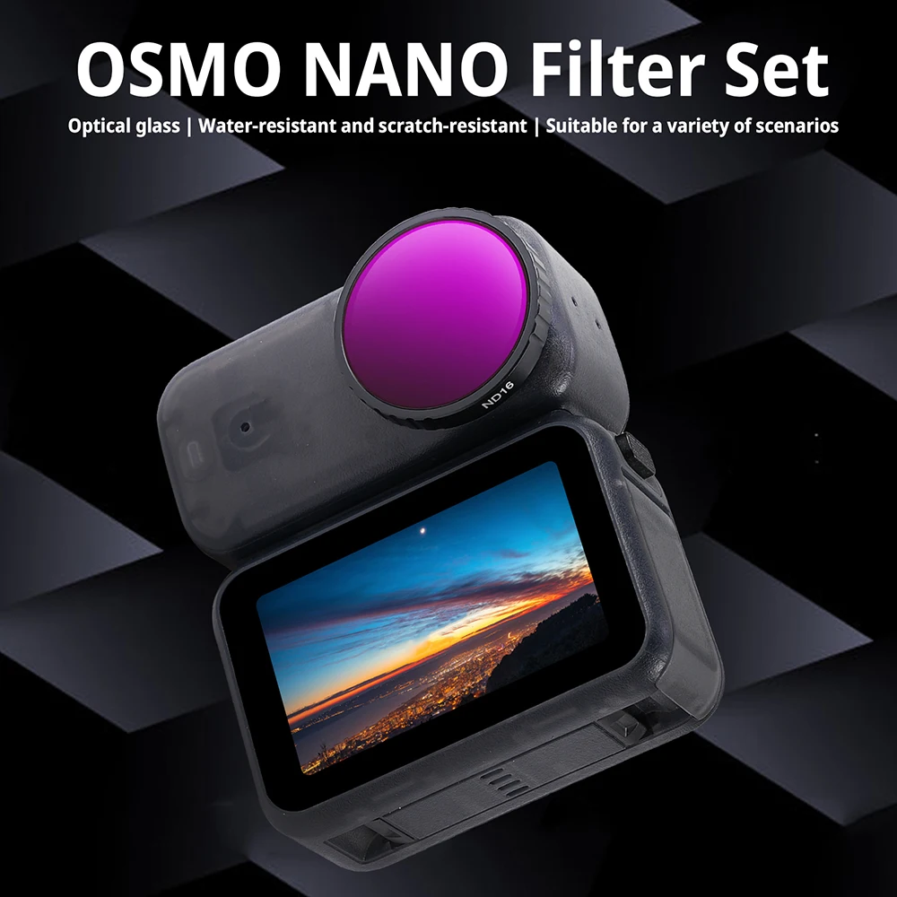 FOTGA Für DJI Osmo Nano Filter CPL Polarisatoren UV-Filter ND8 ND16 ND32 ND64 Black Mist Soft ND Objektiv Action-Kamera Zubehör