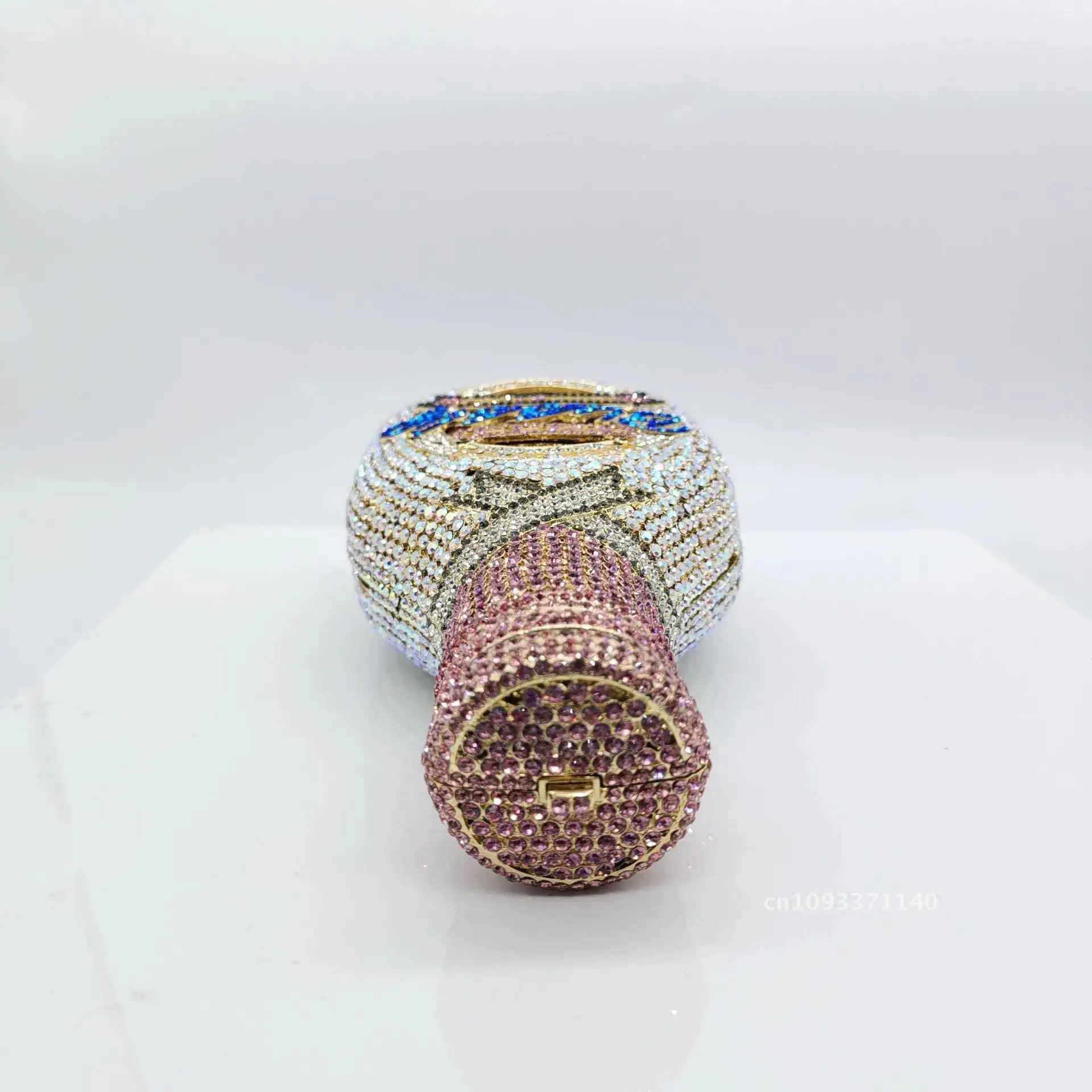 Champange Bottle Diamond Bag Crystal Evening Clutches Purses Bag Wedding Party Women Bags Luxury Letter Prom Clutches