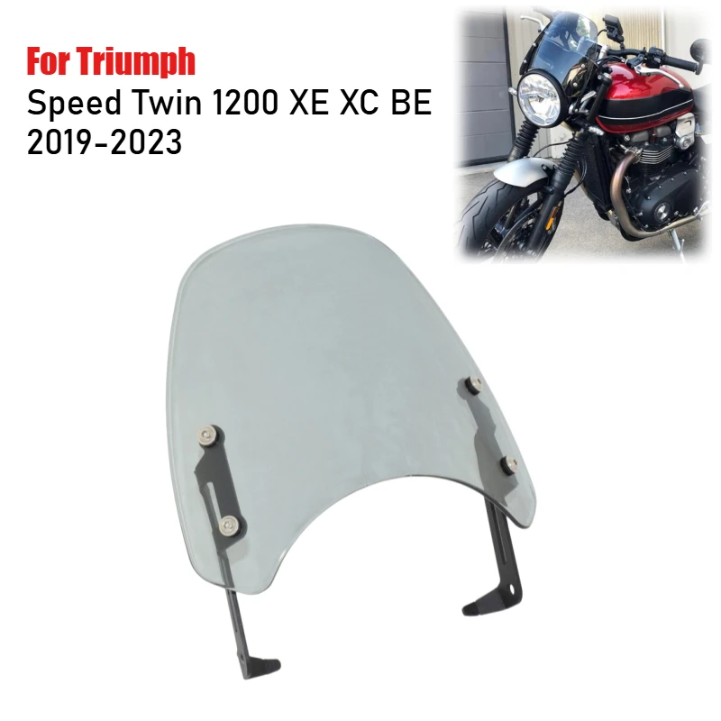 For Triumph Speed Twin 1200 XE XC BE 1200XE 1200XC 1200BE 2019-2023 Motorcycle Front Windscreen Wind Deflectors Windshield