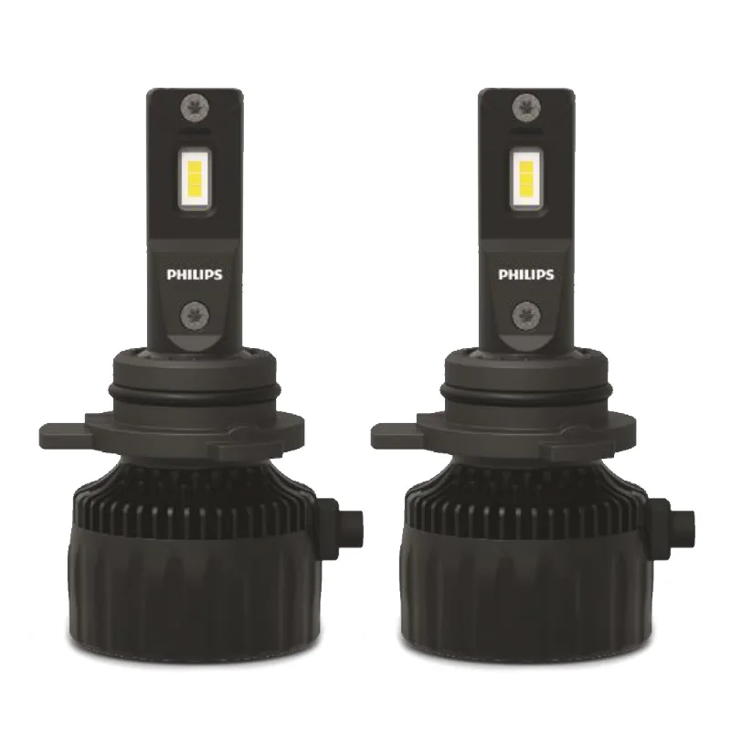 Philips Ultinon Rally 3551 LED HIR2 9012  50W 4500LM 6500K Pure White Car Headlight Bulbs High Lumen Auto LED Headlamp, 1 Pair