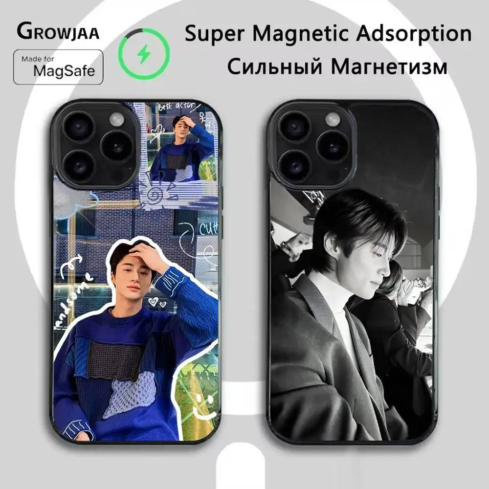 

Actor B-Byeon Woo Seok Phone Case For iPhone 16e,16,15,14,13,12,11,Plus,Pro,Max,Mini Magsafe Magnetic Wireless Charging