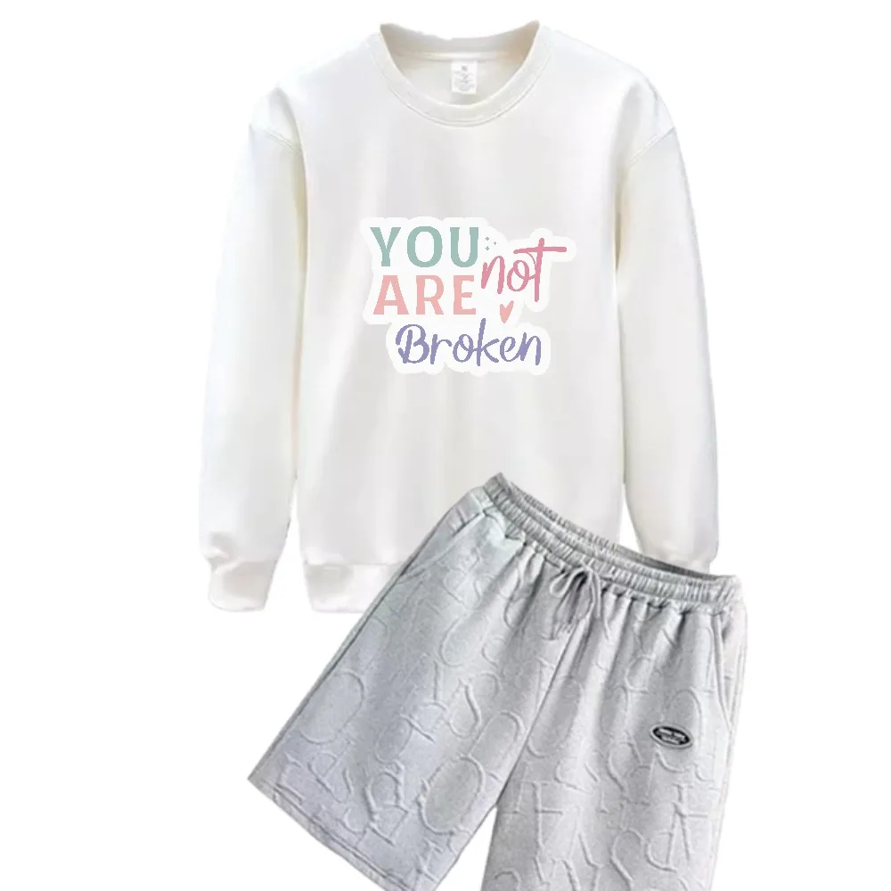 

Men's Sets 2025 Autumn Fashion Sports Gym Sets Men Tracksuit Spring Outdoor Sportswear Casual Long Sleeves T-shirt+Shorts Suits