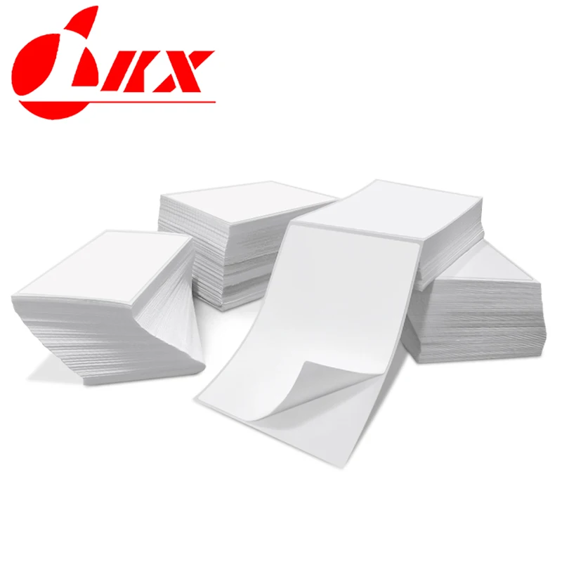 LKX 4x6 Thermal Paper Label Fold Thermal Label Shipping Barcode Sticker Waterproof for Shipping Packages Use 241BT 246S Printer