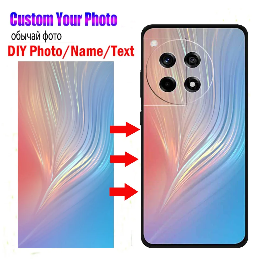 Customized Phone Cases for OnePlus Ace 3 Pro Cover DIY Photo Pictures Image Design For OnePlus 12 5G One Plus 12R Silicone Case