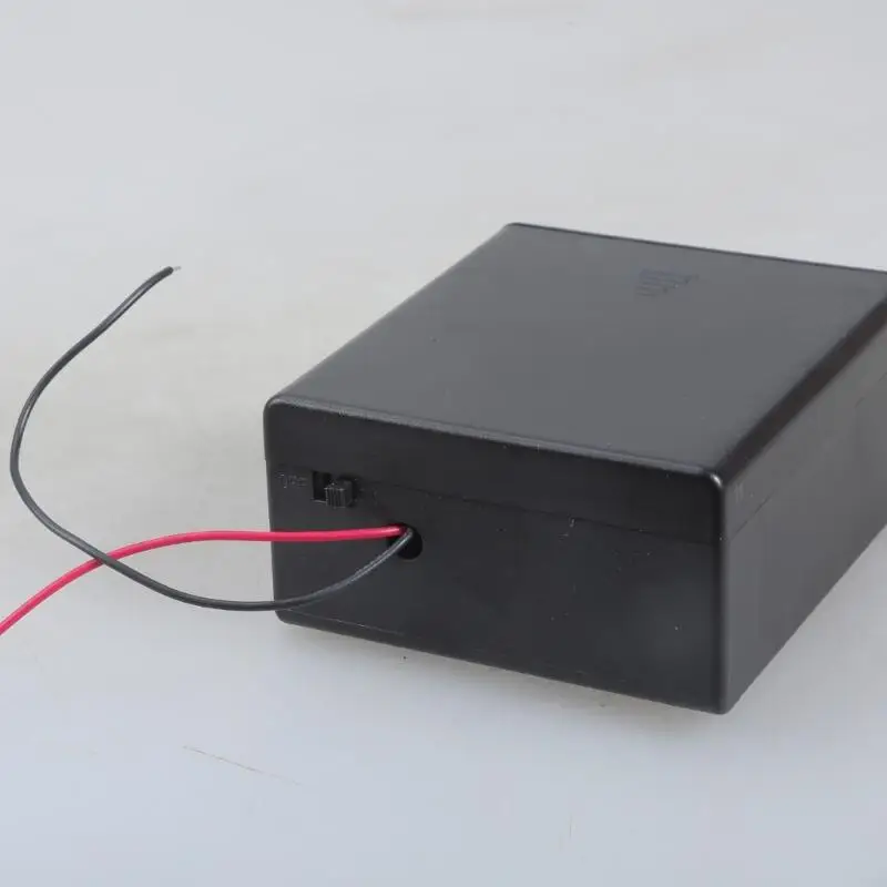 Heavy Duty LR20 D Battery Storage Box with Secure Wiring System and Universal Compatibility for Various Electronics 24BB