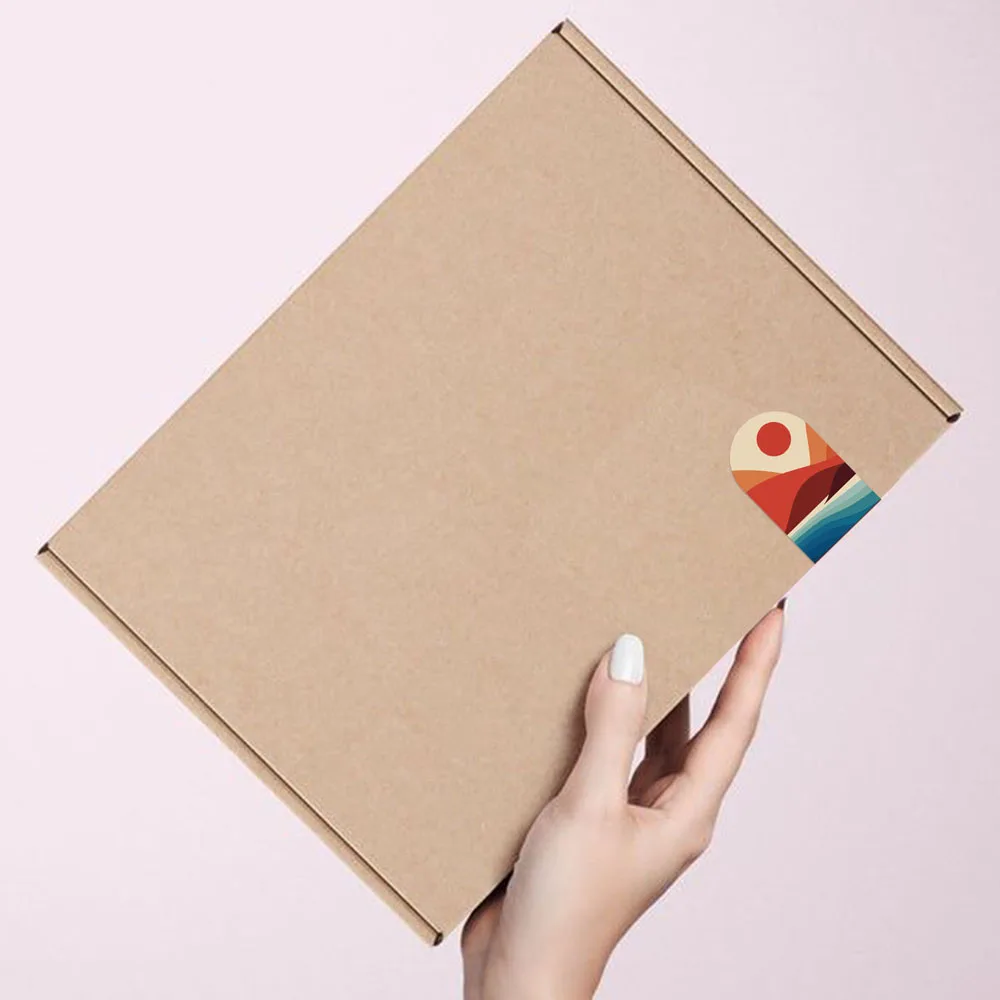 Спасибо за ваш заказ, наклейка для оформления интерьера, ярлыки 100 шт., 2x7 см, Open Me, милые наклейки, ярлыки