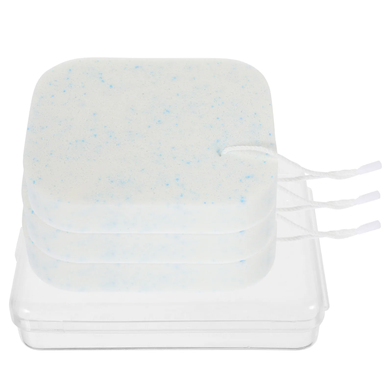 

1 set 20T Blueberry Cleansing Portable Reusable PVA Sponge Reusable Exfoliating Sponge Exfoliating Scrubber Cleanse Makeup