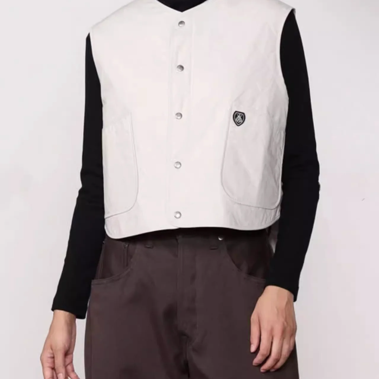 

Pure Cotton Sewn Vest Good Fit Skin-friendly Versatile ORVICAL Autumn Winter Classic Style Ladies Jacket Cotton 100%
