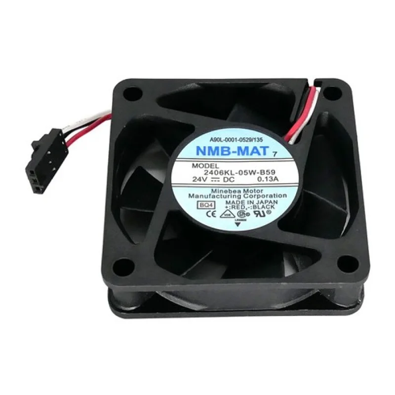 L    Casing CPU Kipas Pendingin Senyap 2406KL-05W-B59  60*60*15mm 24V 0.13A