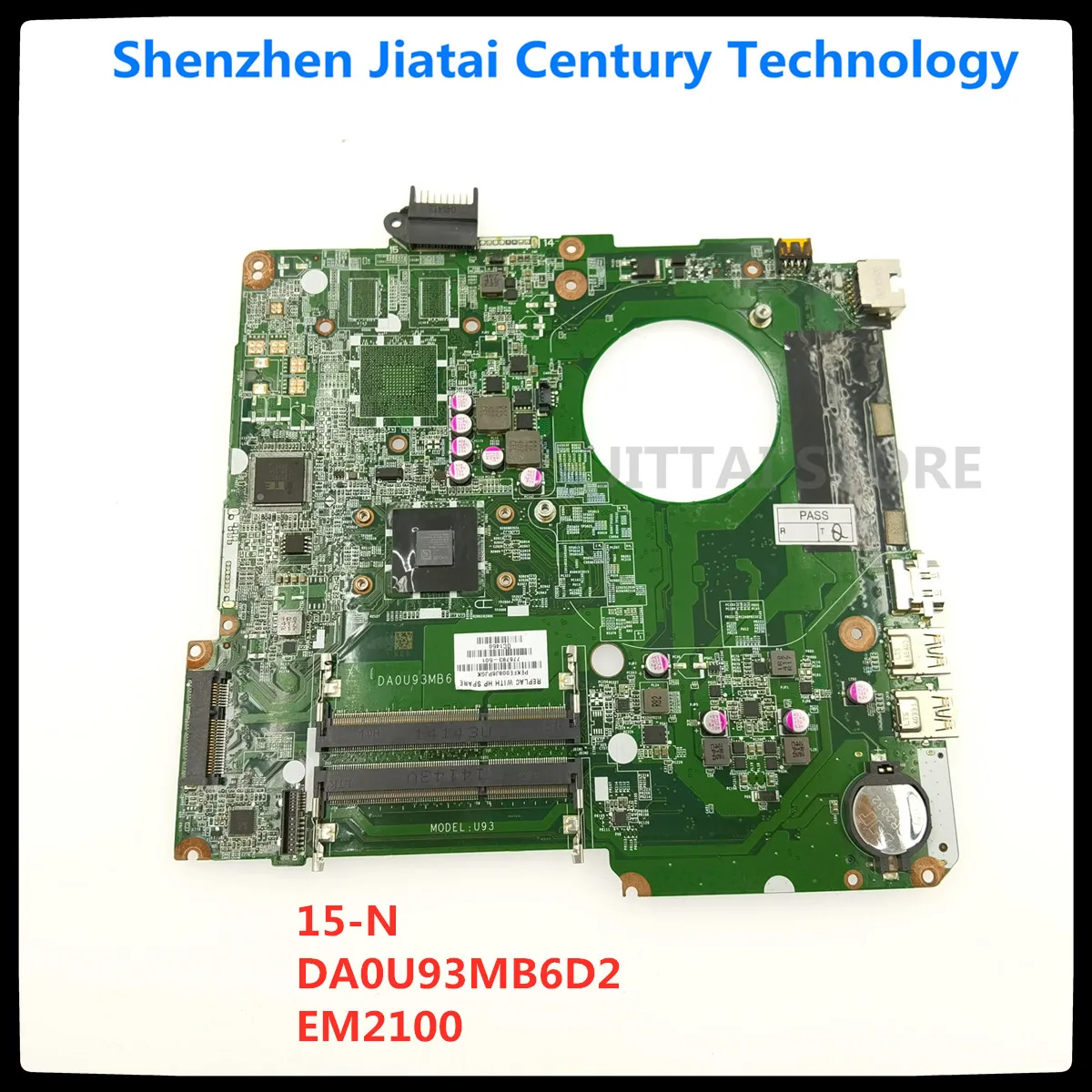 

For HP Pavilion 15-N EM2100 Notebook motherboard 776783-501 DA0U93MB6D2 DDR3 Mainboard full test 100% work