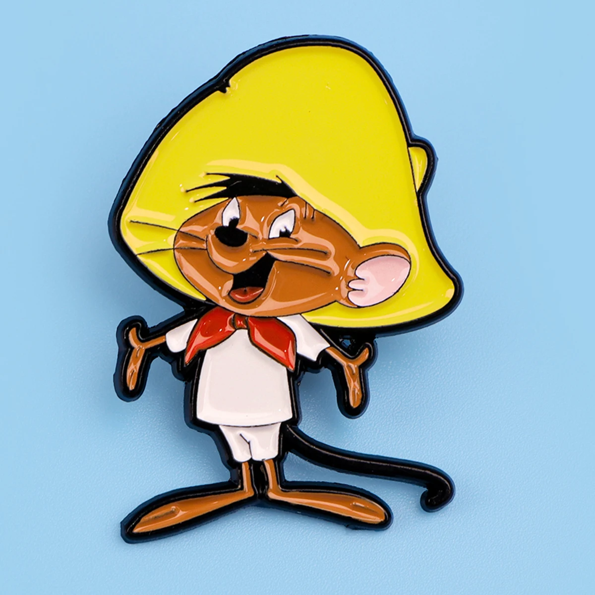 Mexican Mouse Enamel Pins Cute Cartoon Brooch Lapel Badge for Backpacks Jackets Hats Bags Fashion Jewelry Gift for Fans