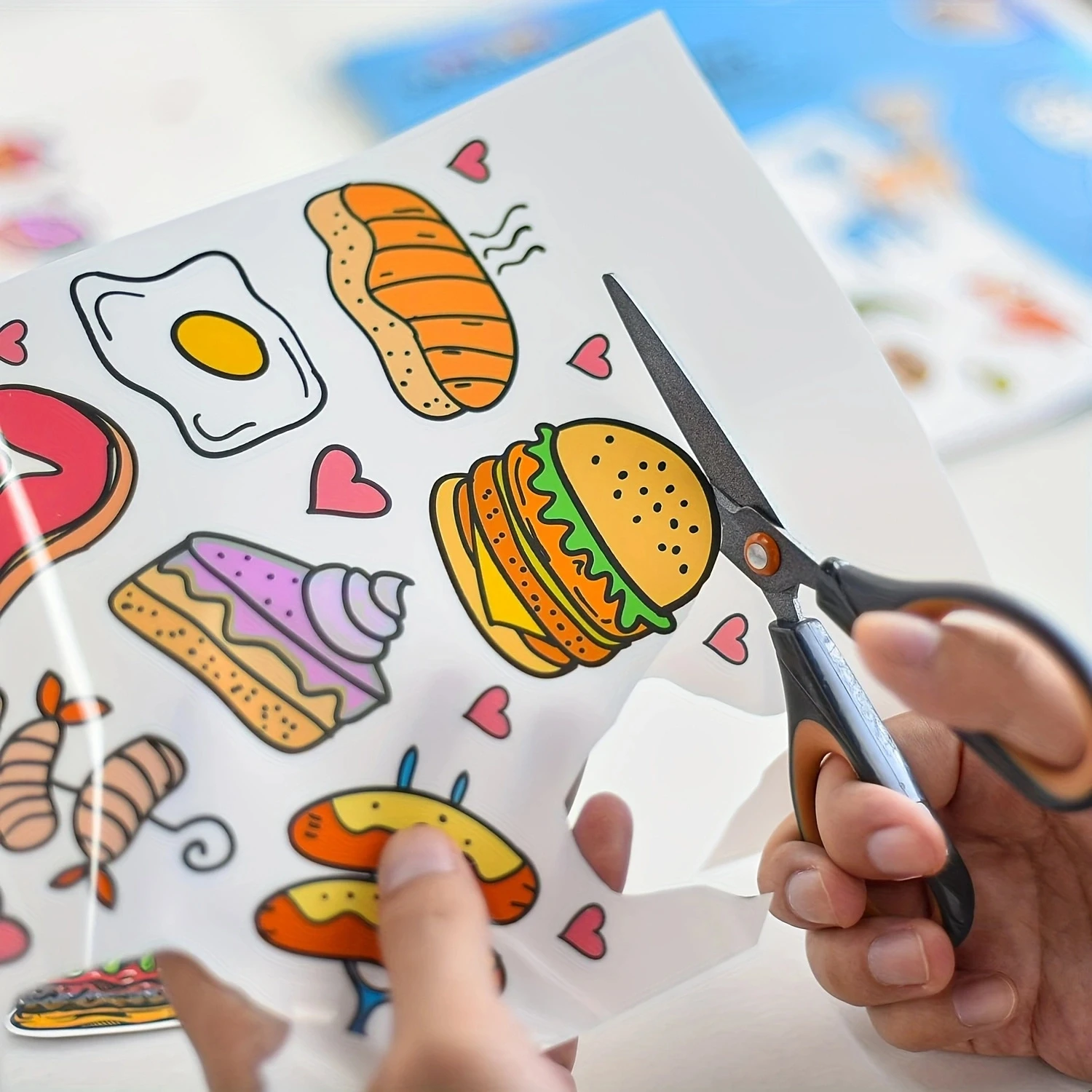 20 Sheets Glossy/Matte Waterproof Vinyl Sticker Paper A4 Tear-off Resistant Label Sticker for Inkjet or Laser Printer and Cricut