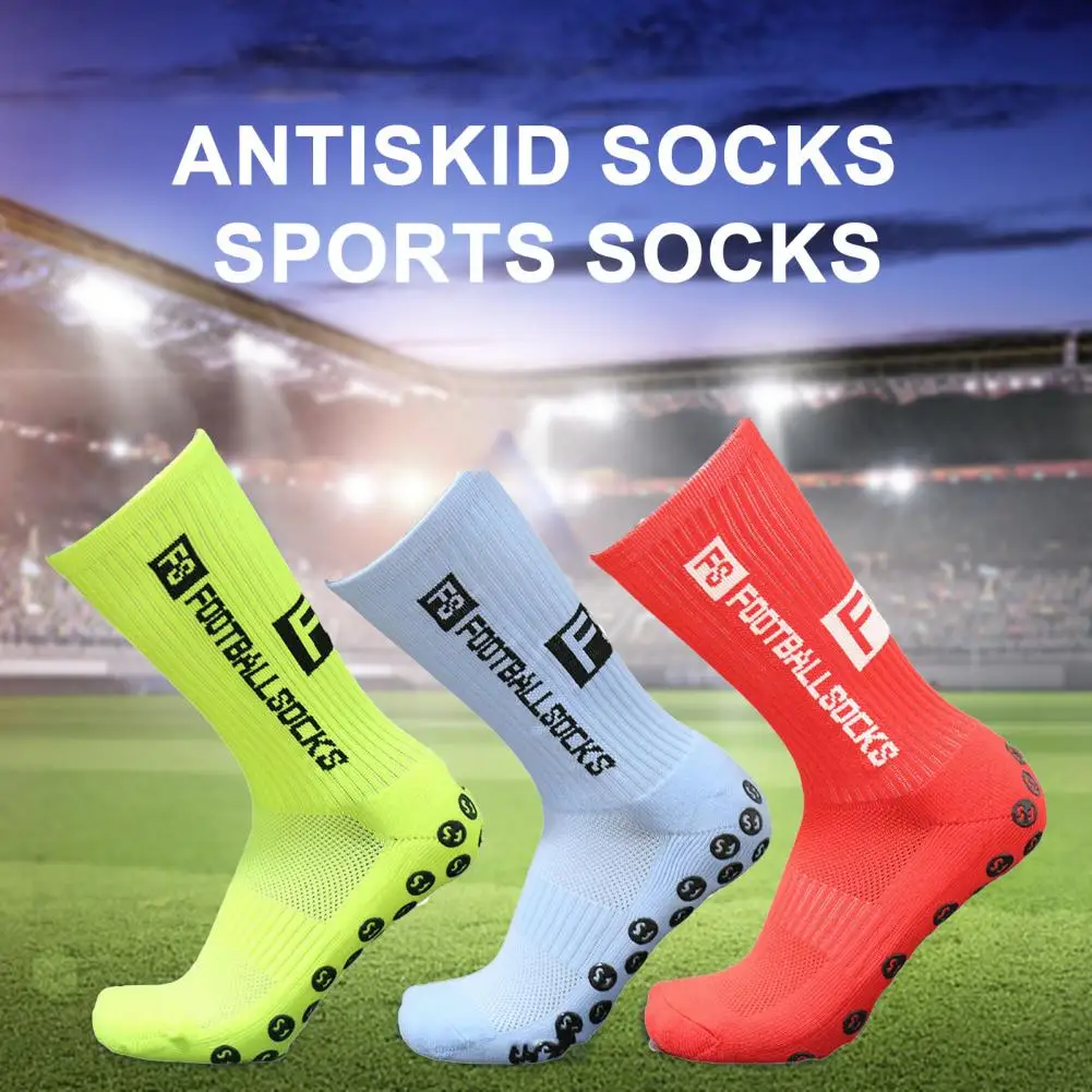 

1 Pair Sports Socks Wear Resistant High Elasticity Durable Foot Protector Outdoor Accessory Non-slip Soccer Basketball For Sport