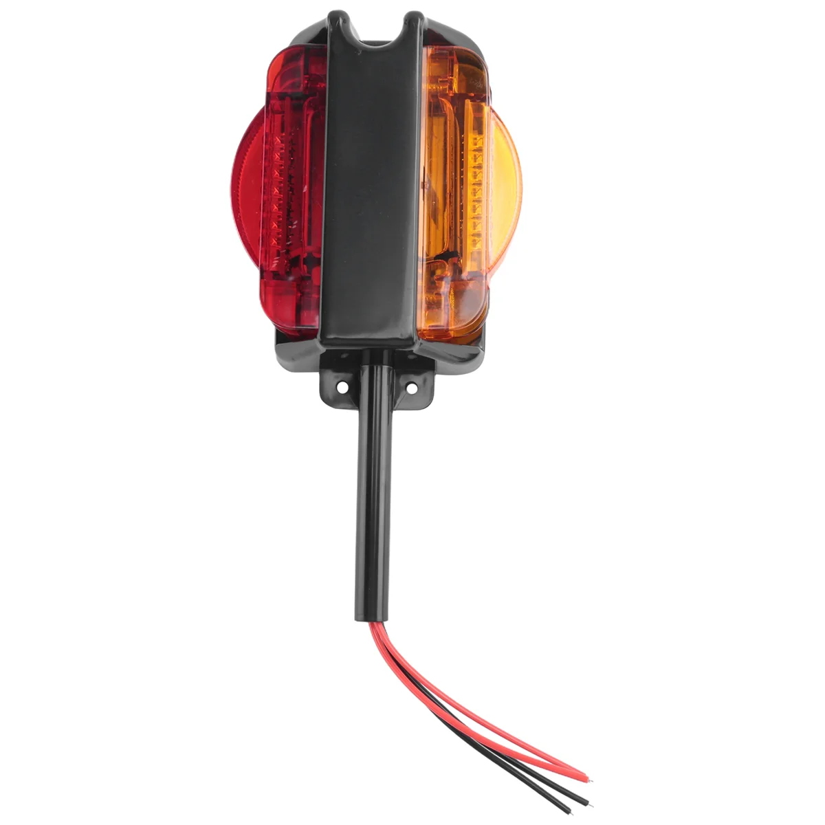 

Reliable-2PCS Amber/Red LED Fender Marker Lights LED Clearance Trailer Fender Lights Trailer Light Assembly
