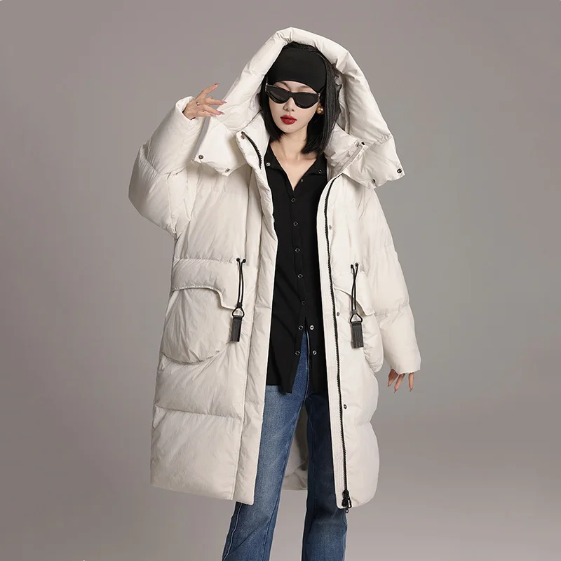 

Thick Extreme Cold Warm Women Down Jacket 2025 Winter New 90 Duck Down High Quality Women Down Jacket Fashion Women Parker H747